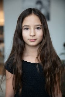 Headshot of child with relaxed expression | Dallas Child Models