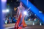 Kim Dawson runway model wearing Prashe dress